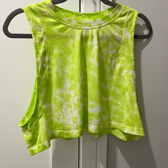lululemon athletica Tops - Lululemon All Yours Tank Tie Dye Yellow
